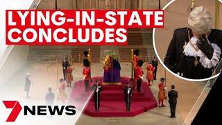 Queen Elizabeth II's lying in state concludes  watch the final moments | 7NEWS