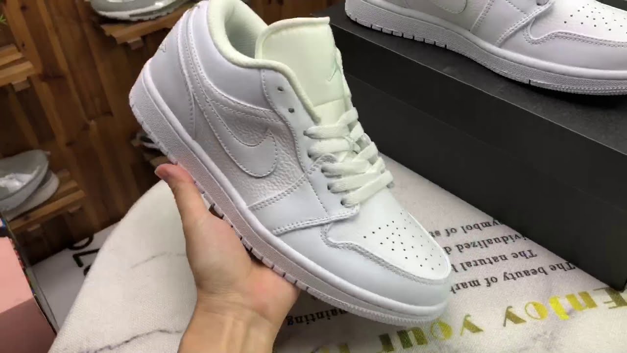 Jordan 1 Low (2019) - 553558-111 YouTube