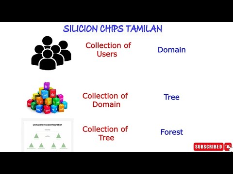 What is Users, Domain, Tree, Forest in Active directory.