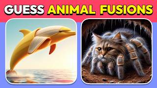 Celebrity Guess the ANIMAL and FRUIT Fusion 🐬🍌 | Hybrid Animals Quiz Wealth