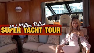 $5 Million Dollar Super Yacht Tour | VERSACE EVERWHERE 