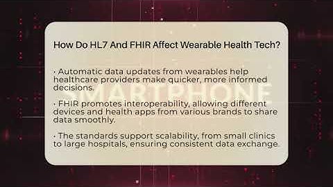 How Do HL7 And FHIR Affect Wearable Health Tech? - Talking Tech Trends