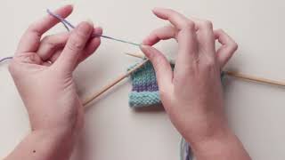 Joining Colors with a Spit Splice in Knitting
