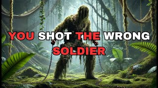 Alien Raiders Shot A Human Prisoner Not Knowing He Was Earths Deadliest Sniper