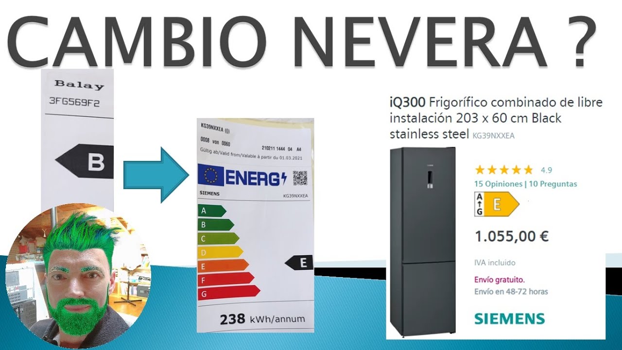 Las mejores neveras eficientes energéticamente con las que puedes ahorrar  en la factura de la luz