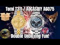 Tomi T311 / AOCASDIY A6075 Quartz Watch Double Unboxing Fun