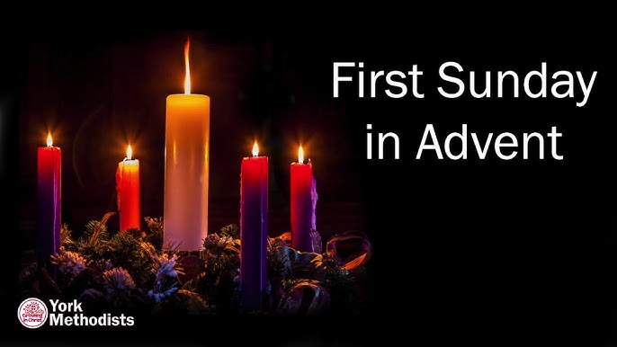 first sunday of advent candle