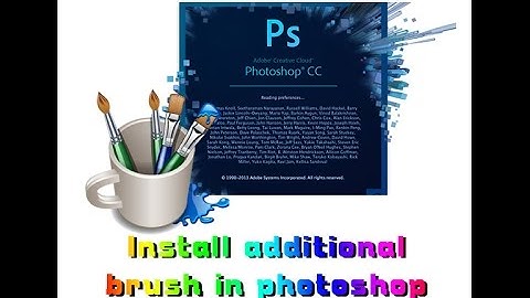 How To Install Brushes In Photoshop CC, CS6, CS5 2017