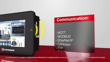 UniStream 5: PLC Unitronics con HMI e I/O integrati