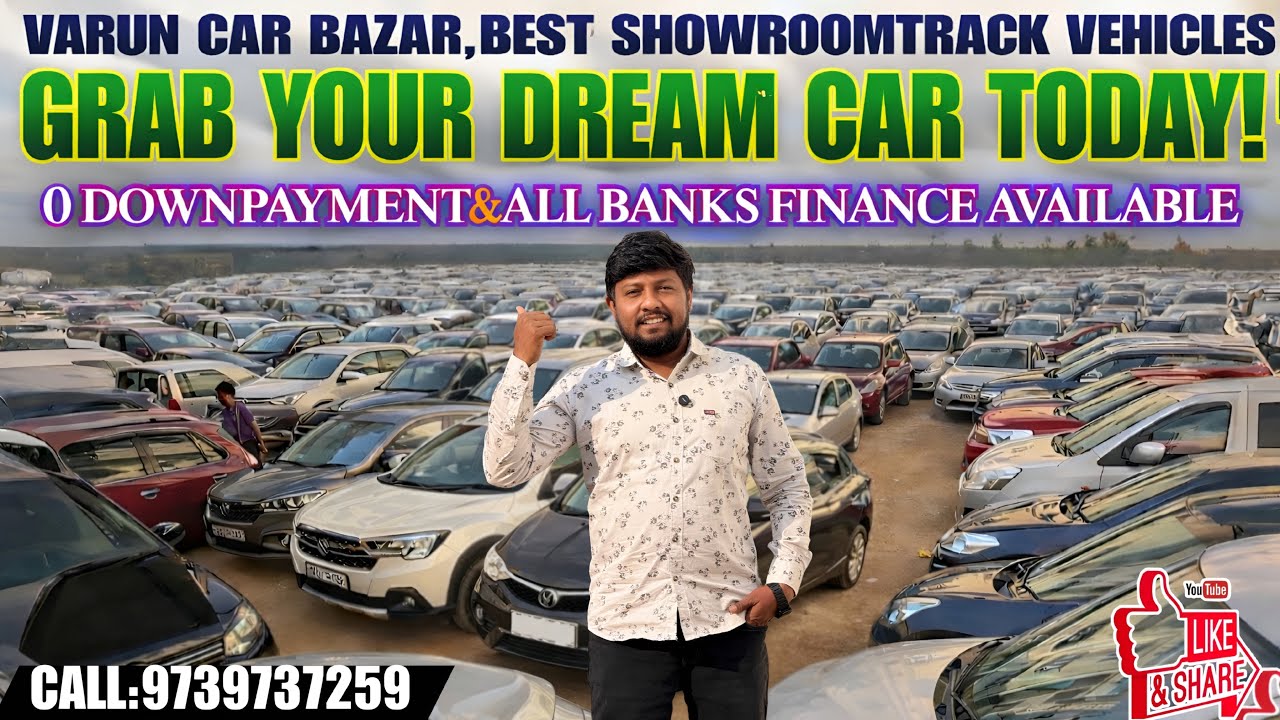 Hyderabad’s Best Showroom Track Vehicles VARUN CAR BAZAR🔥|All Banks Finance Available CALL9739737259