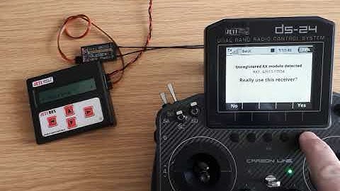 Jeti Duplex - DS-24 Pairing receiver with JetiBox