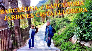 BARCELONA Jardines de Mossèn Costa i Llobera. Барселона. Монжуик. Сад Кактусов. Вход бесплатный!!!