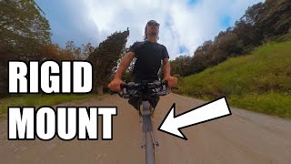 RIGID MOUNT POV - Downhill / Ride / Street cycling / Traffic / Speed / Gravel / Road bike / Insta360