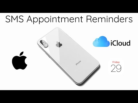 Apple iCloud SMS Reminders - Apple Calendar - Appointment Reminders