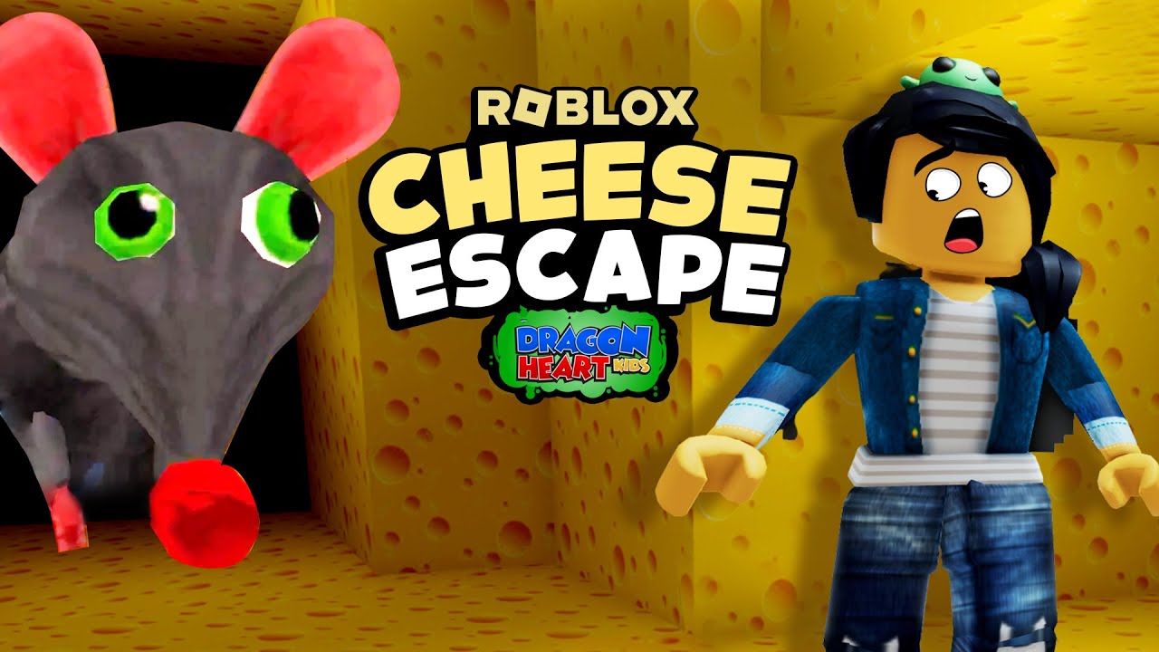 [4K] ROBLOX CHEESE ESCAPE HURRY!! THE MOUSE IS CHASING US =͟͟͞͞( •̀д•́))) YouTube