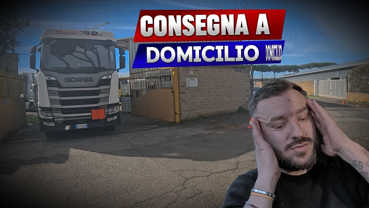 Roma in un giorno 5 servizi con il camion #camionista #camion #autostra #lavoro #ultimo12metri