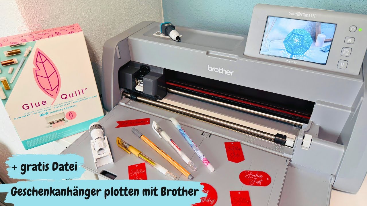 20.00 LIVE: Geschenkanhänger mit dem Brother Plotter schreiben & plotten 🎁 Mittwoch, 22. Oktober