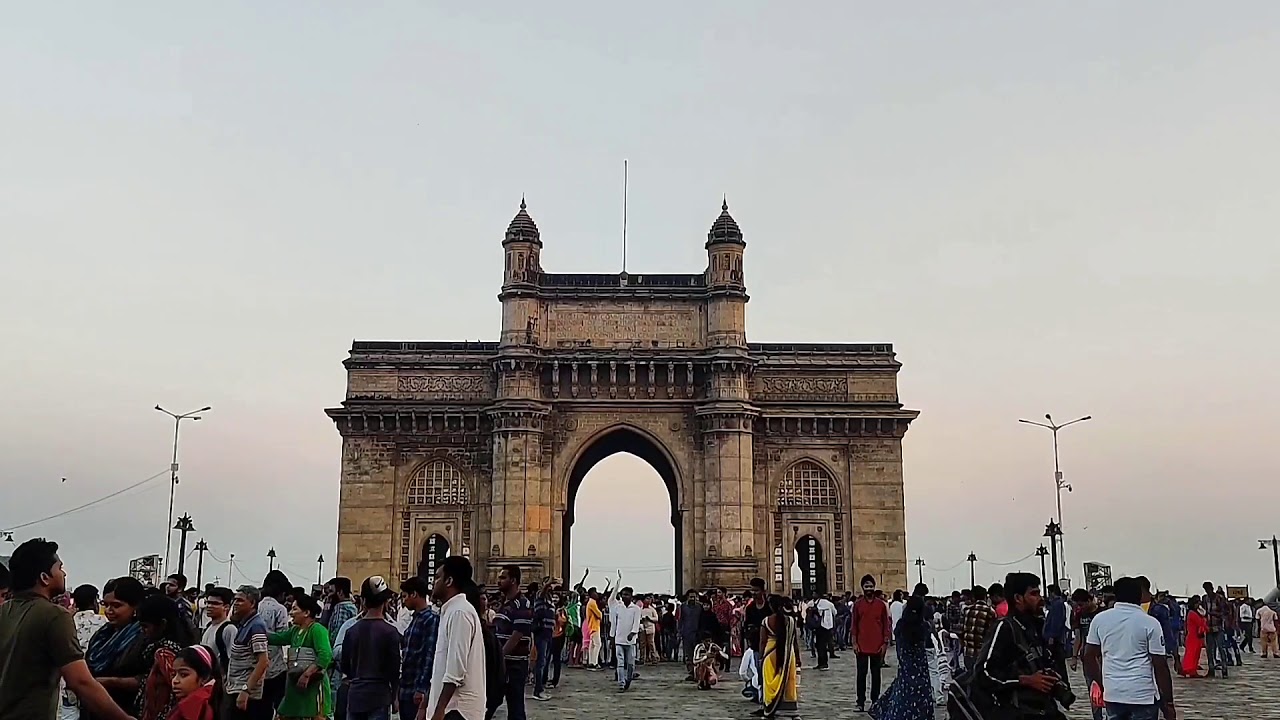 The original video of Gateway of India, Mumbai - Timelapse - Day to Night - Fast Forward