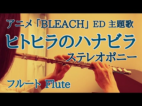 ヒトヒラのハナビラ/ステレオポニー STEREOPONY【フルート】Hitohirano hanabira アニメ「BLEACH」ED
