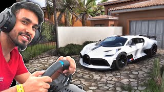 DRIVING BUGATTI DIVO WITH REAL STEERING WHEEL - TECHNO GAMERZ screenshot 5