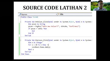 Aplikasi Perulangan di Visual Studio  #1