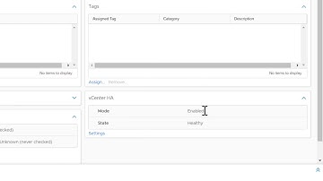 Monitoring vCenter High Availability with the vSphere Client