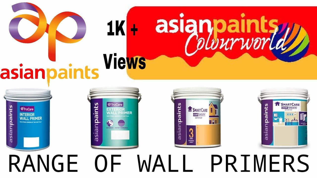 Asian Paints Range Of Wall Primers YouTube