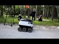 Starship luggage robots  by viktor burkivski