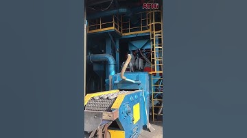Mesh Belt Shot Blasting Machine bulk cleaning to small casting brake discs