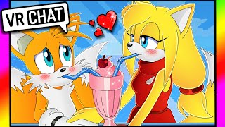 GIRLFRIEND? Tails & Zooey Diner Date | Sonic Pals VRChat Stories