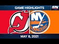 NHL Game Highlights | Devils vs. Islanders - May 8, 2021