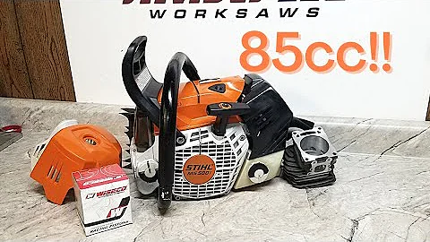 85cc ! Stihl 500i Fuel injected Big bore!!!