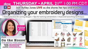 Organize Your Embroidery Designs | Perfect Stitch Viewer | Between Friends
