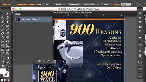 Adobe Illustrator CS6 Linked Files and Embedded Files