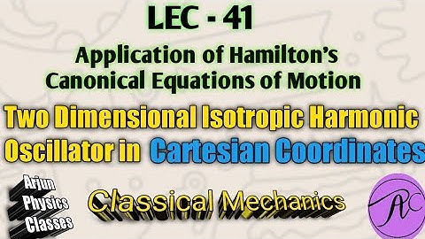 Two Dimensional Isotropic Harmonic Oscillator in Cartesian Coordinate in Hamiltonian Formulation