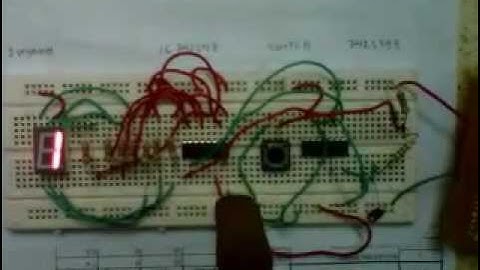 74LS47 with 7 segment