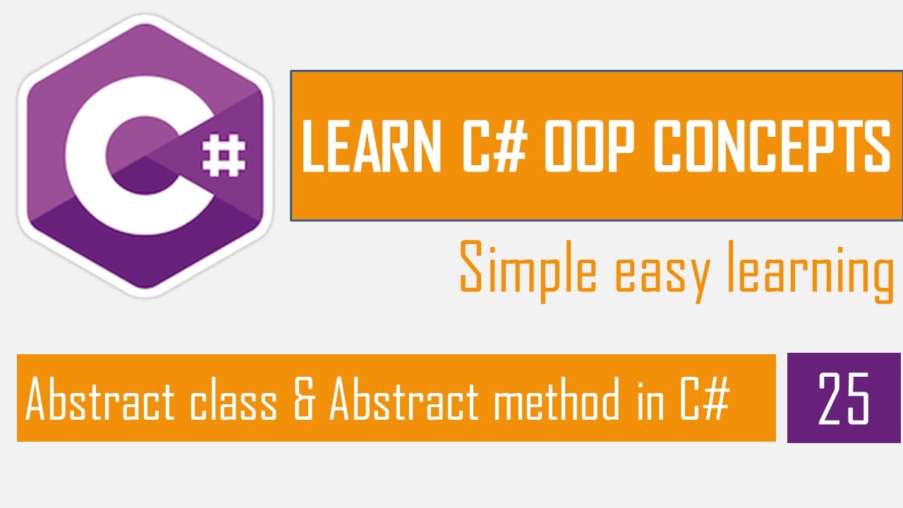 Abstract class & Abstract method in C# | OOP in C# Part-24 | C# OOP Bangla Tutorial