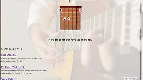 2017 APCSP Exam Create Task: Chordzy