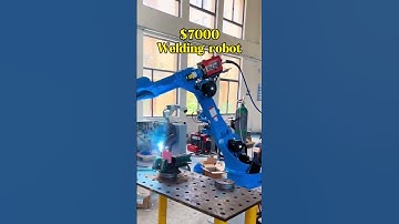 Welding robot.#Welding #Six #stamping #Industrial #palletizing #handling #cleaning #spraying