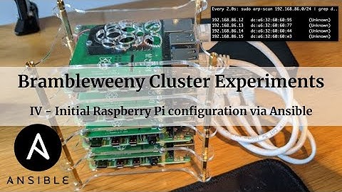 IV - Initial Raspberry Pi configuration via Ansible