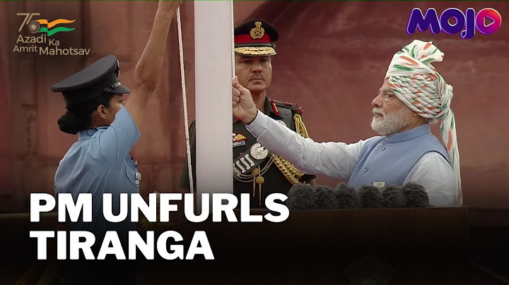 PM Modi Hoists The Tricolour At The Iconic Red Fort | 76th Independence Day