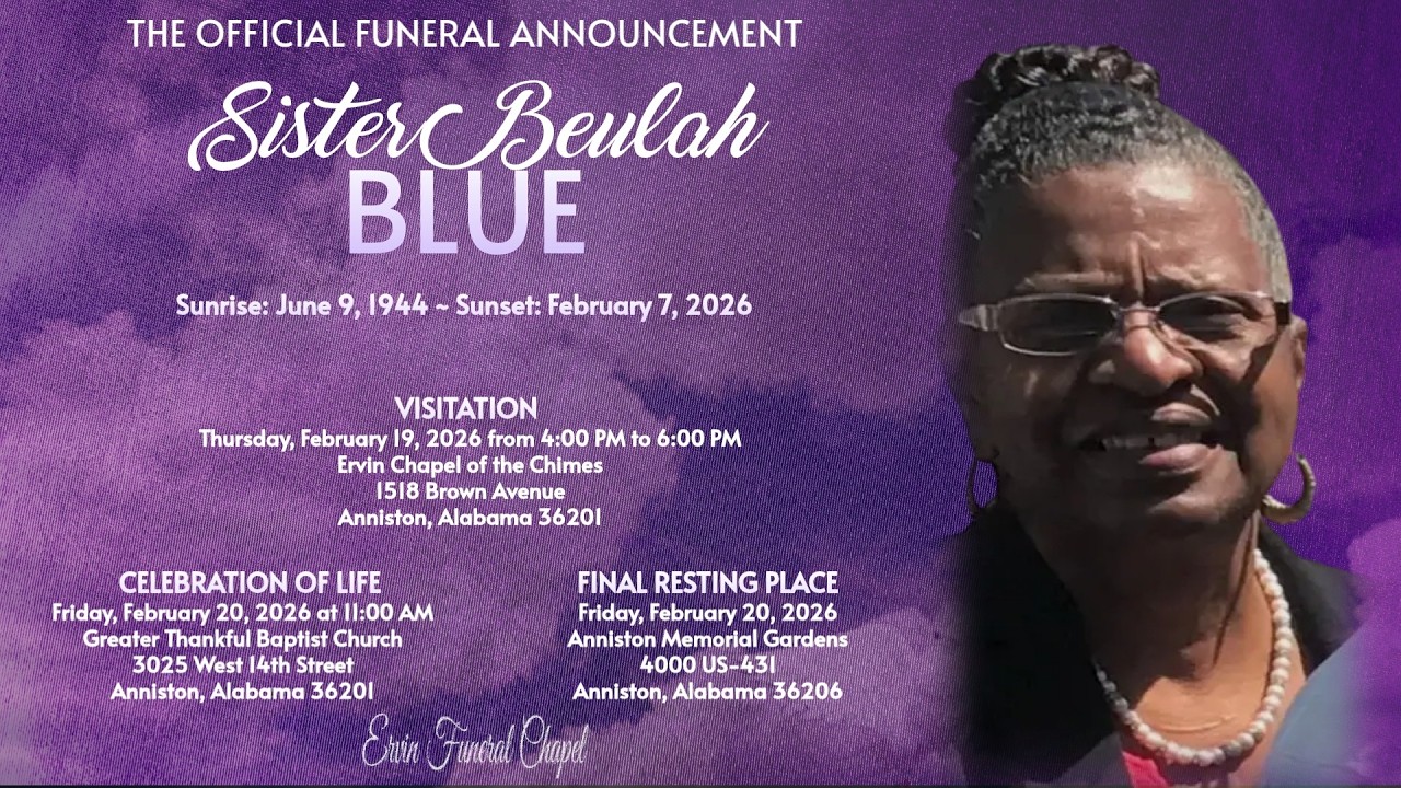 Celebration of Life for Mrs. Beulah Blue - YouTube