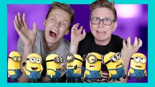 MINION TORTURE CHALLENGE (ft. Caspar Lee) | Tyler Oakley