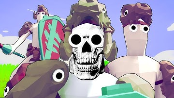The Secret SKELETON FACTION Can CONVERT ALL UNITS in Totally Accurate Battle Simulator (TABS Mods)