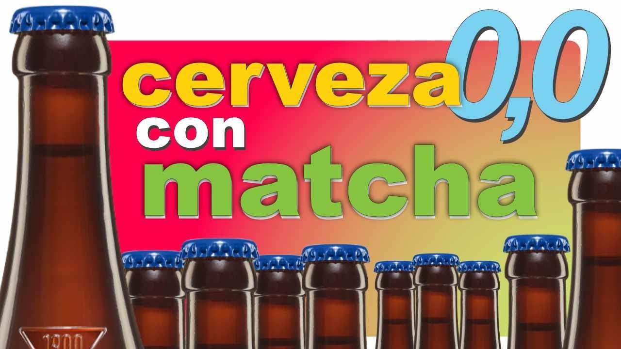 Cerveza 0,0 con Matcha “Paso a paso” 