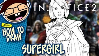 How to Draw SUPERGIRL (Injustice 2) | Narrated Easy Step-by-Step Tutorial