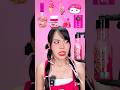 Barbie Girl Pink Eating Challenge 🌸🩷 #shorts #funny #food #challenge #barbie