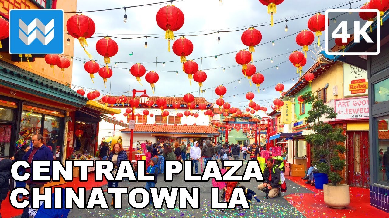 Chinese New Year at Central Plaza in Chinatown LA Walk Tour 
