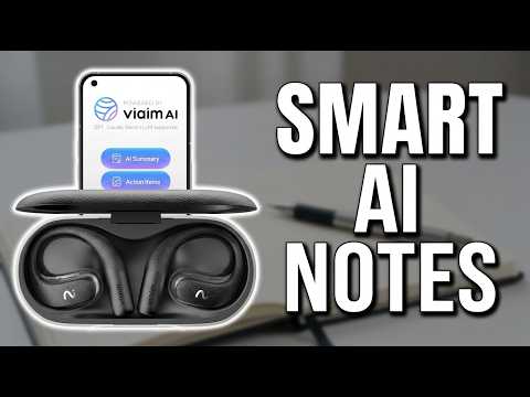 Video thumbnail: VIAIM OpenNote AI Voice Recorder Earbuds Review: FlashRecord Meets Real-Time Transcription
