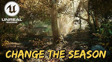 Easy Seasonal Changes for Megascan European Trees in UE5...